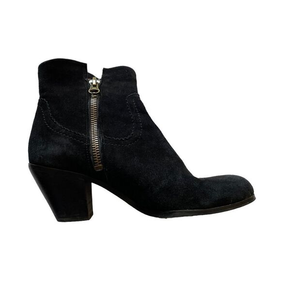 SAM EDELMAN Black Fringe Booties Size 10 - Picture 4 of 13